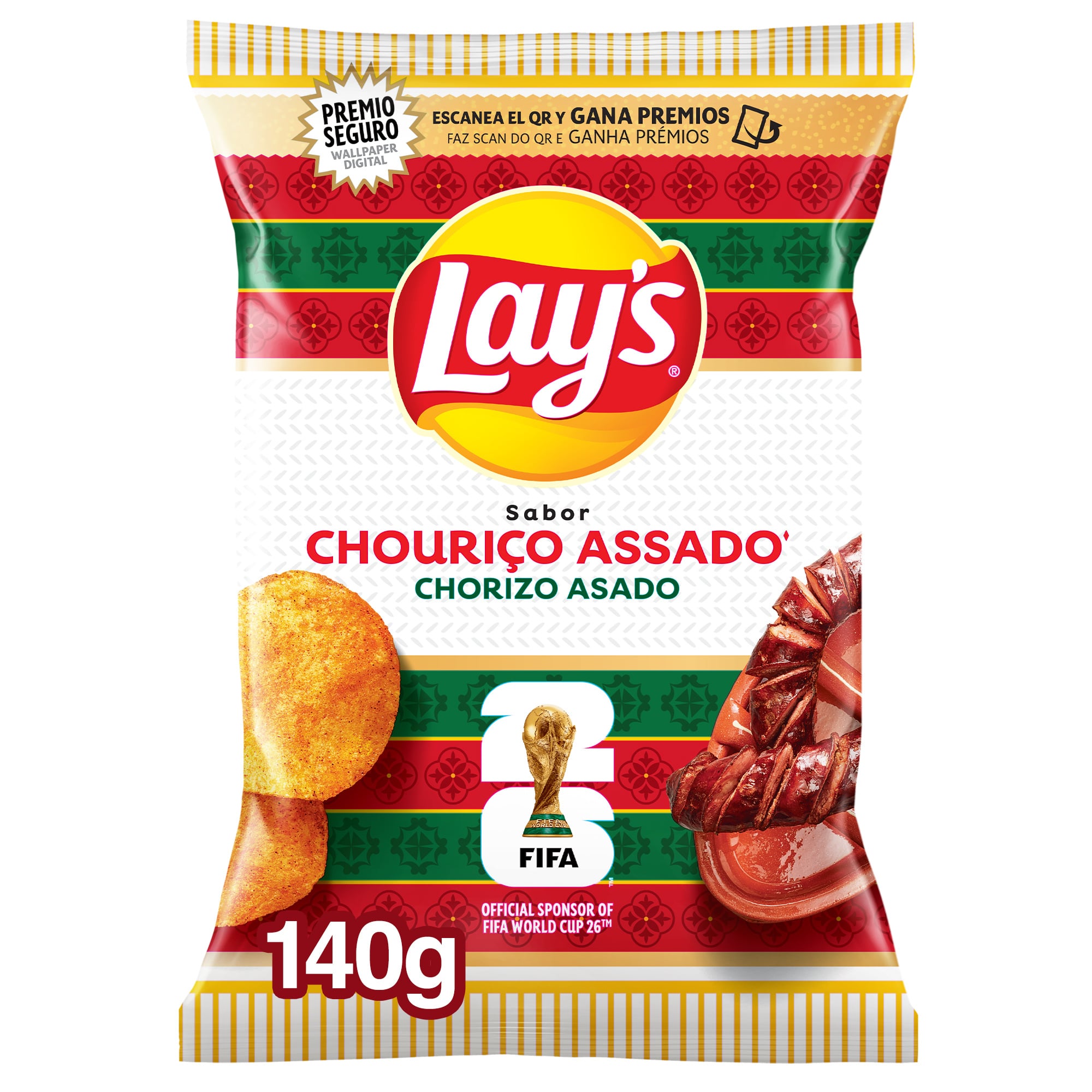 Lays Chouriço Assado (estilo Português)